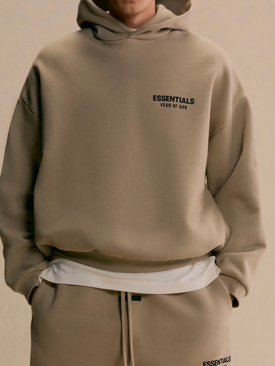 Fear of God Other - FEAR OF GOD Essentials Desert Sand sweatshirt Pullover Hoodie Sweater Size XL